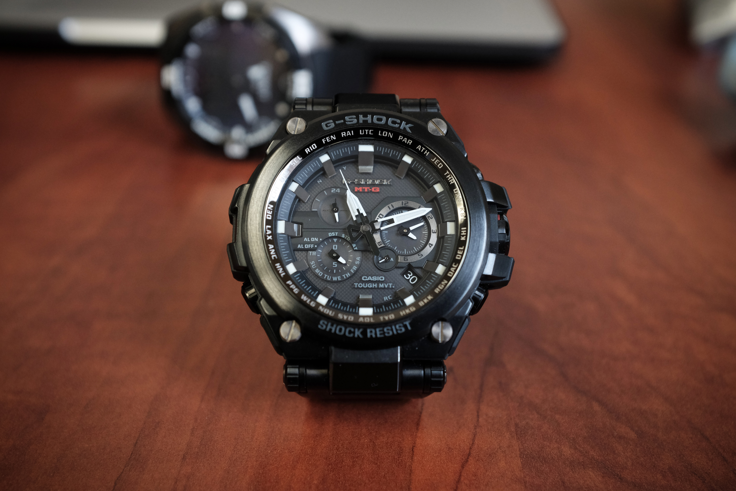 Solar Powered, Alarm, A bunch of cities to adjust to automatically (really accurate time), Water Resist 200m, Shock Resistant, blah blah blah.... this is a frikkin mans watch. This is the watch you hike, skydive, climb mountains, fight bears and wear to take pictures of models in. Most importantly, they won't break the bank. Both a little over $1k and will last, both physically, practically and aesthetically. These are for the man that knows himself and likes nice stuff. Theses are conversation pieces. The watch snobs will probably look down on you... but the truth is, those are the jackasses that allow their "geek' to override their "chic". It is common in every facet of life. People become so 'into' their thing that they can't let people be dope as themselves. The key is to be comfortable being YOU! Why go get a watch that you know nothing about and understand even less regarding the culture. #BeDope. P.S. All this.... until you can afford that Rolex DayDate or IWC Big Pilot... then go get it!!!!! They are definitely awesome!!!!