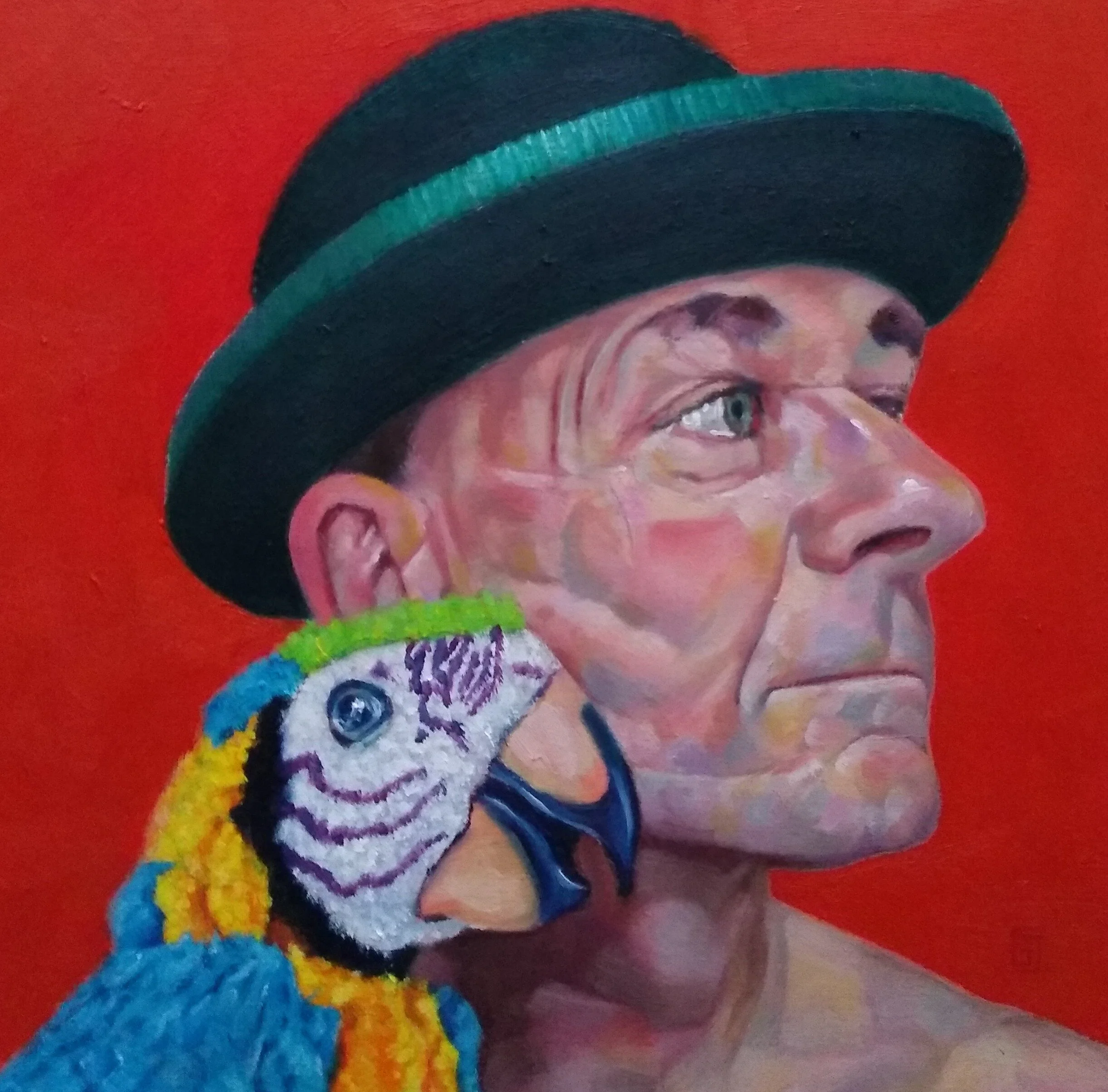 Quick! Exit, stage left!