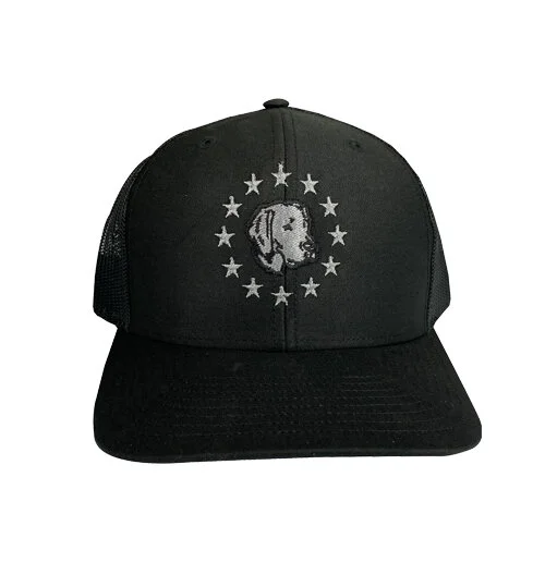 Green Boy Stars Trucker Hat– Black 
