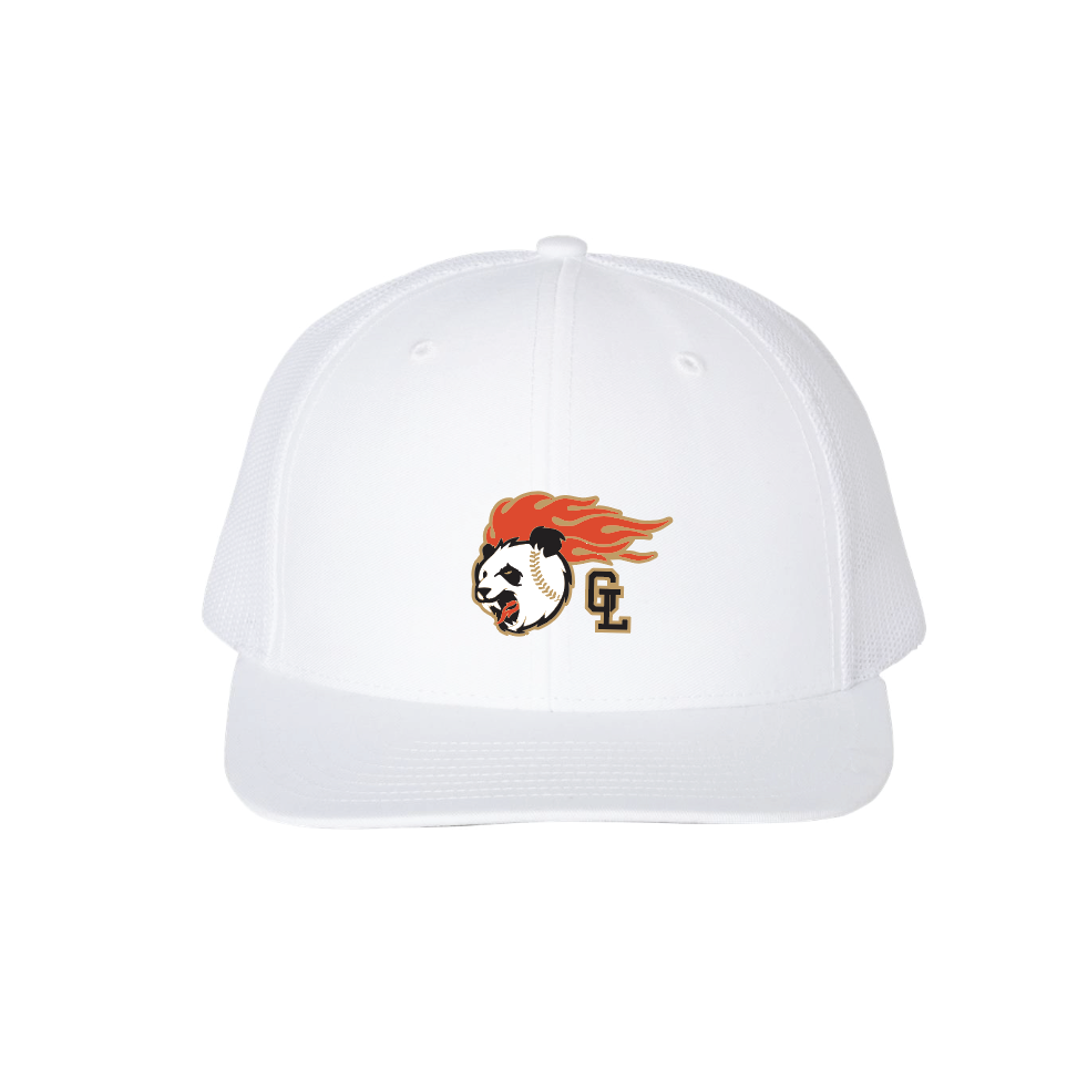 GL Patch (FIRE PANDAS) Trucker - WHITE