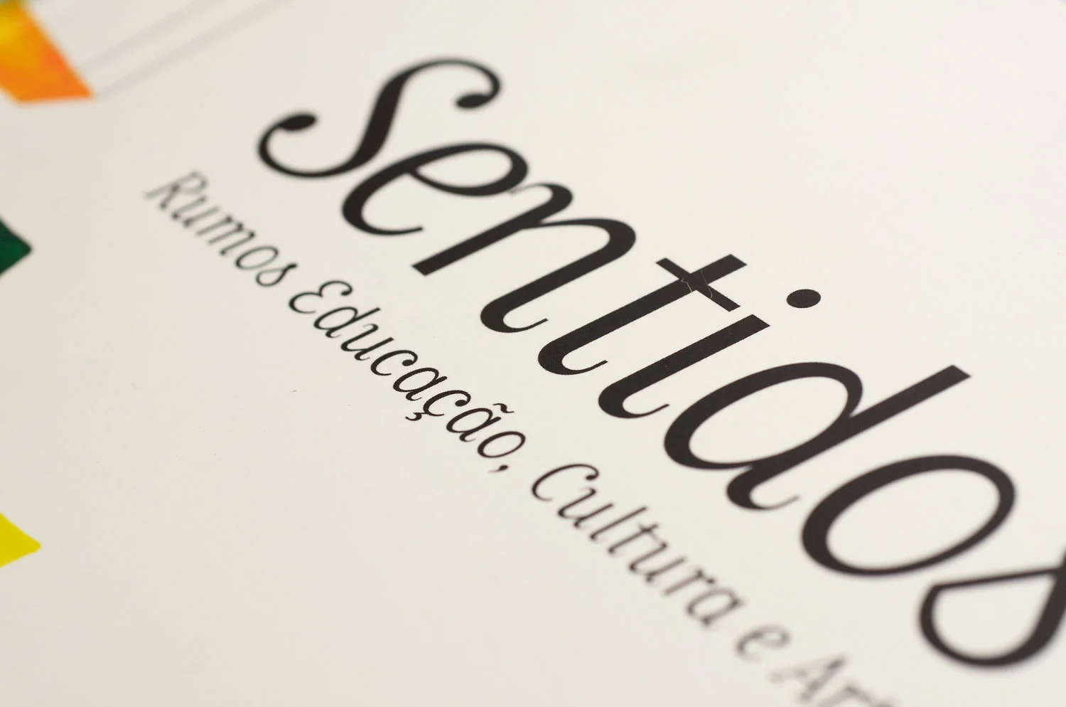 Livro Sentidos | capa (detalhe)