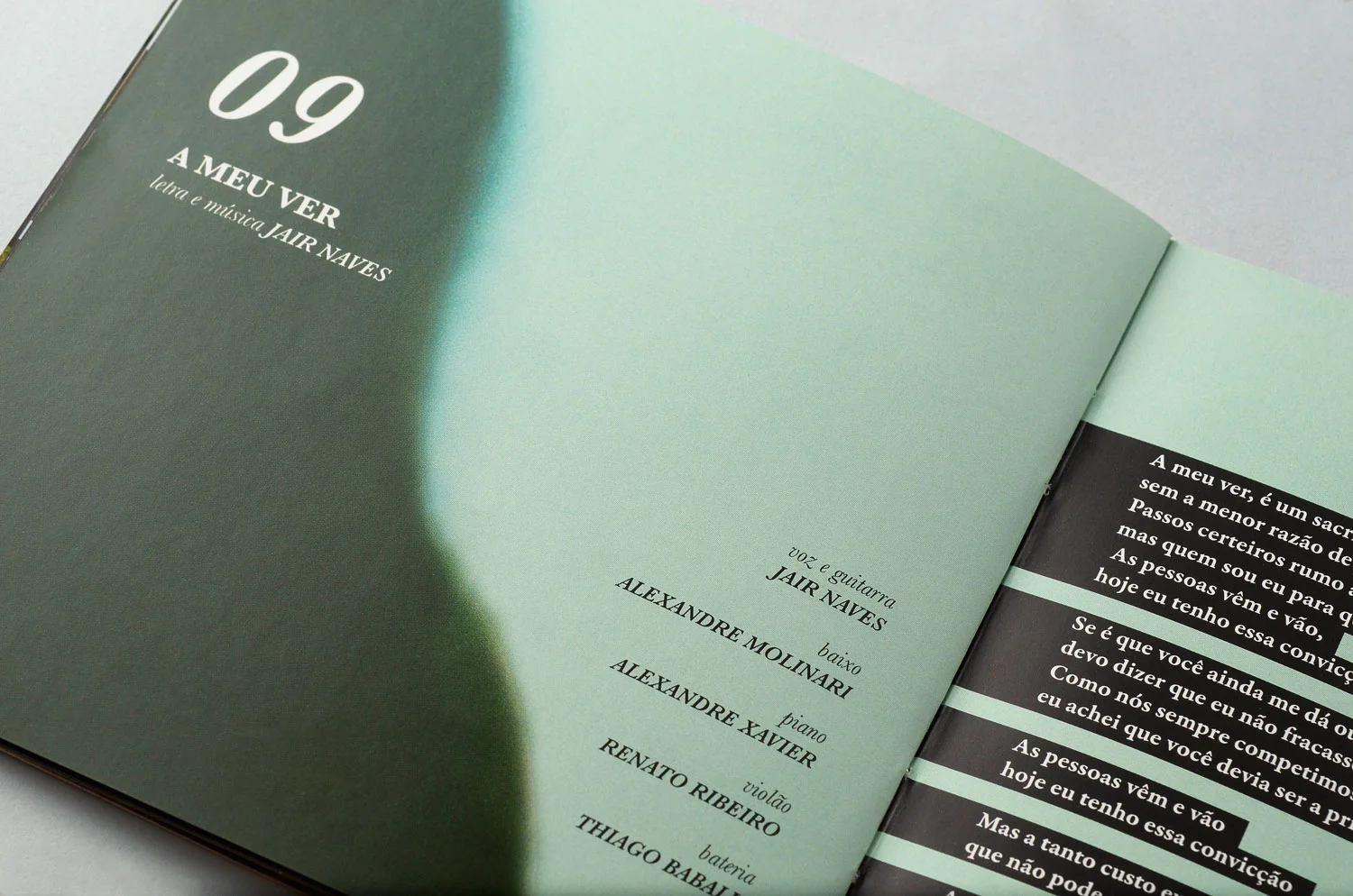 encarte | detalhe do miolo