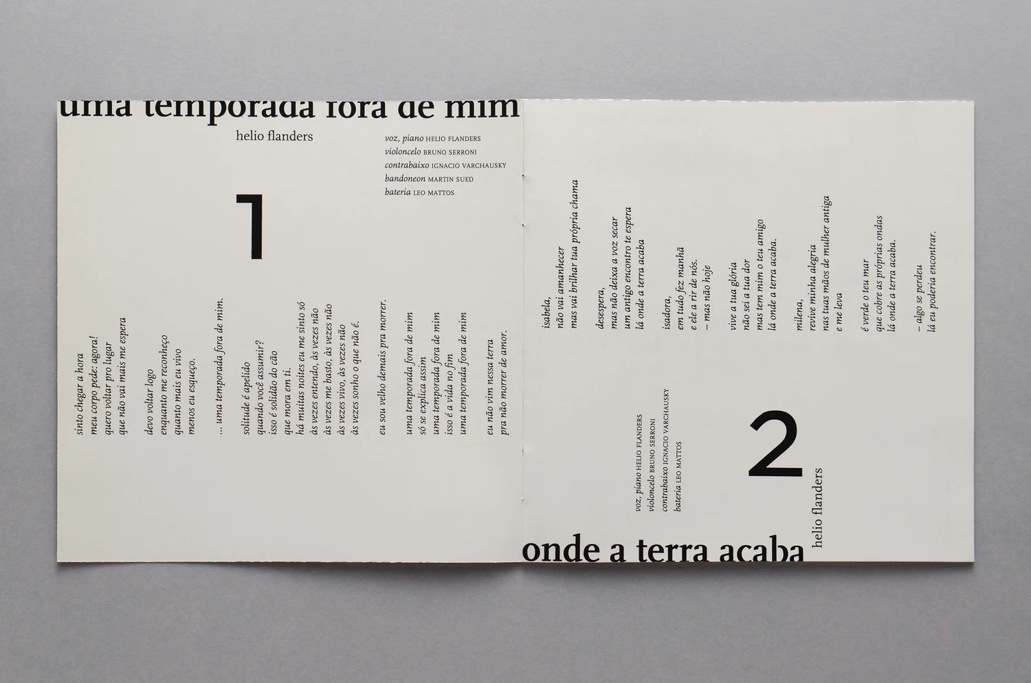 encarte | miolo