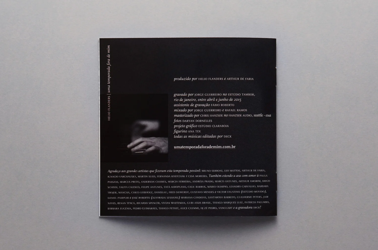 encarte | verso