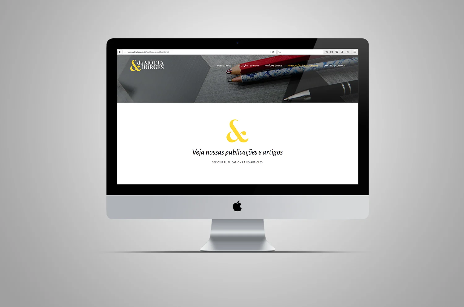 website | publicações