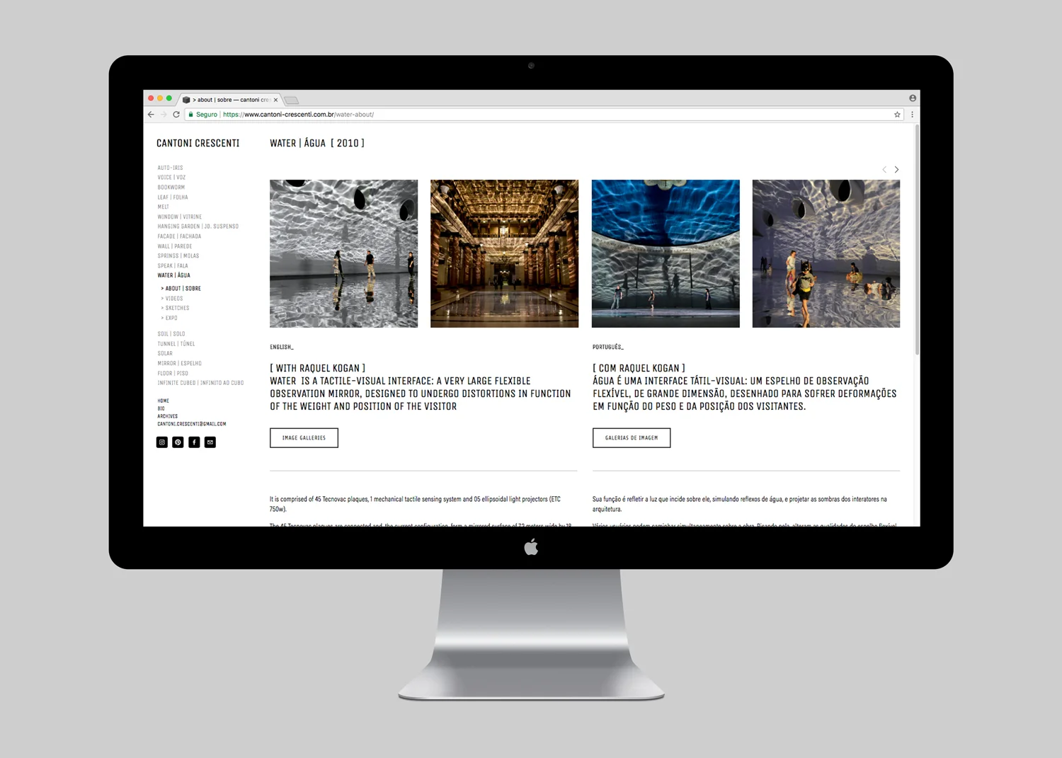 WEBSITE | ÁGUA