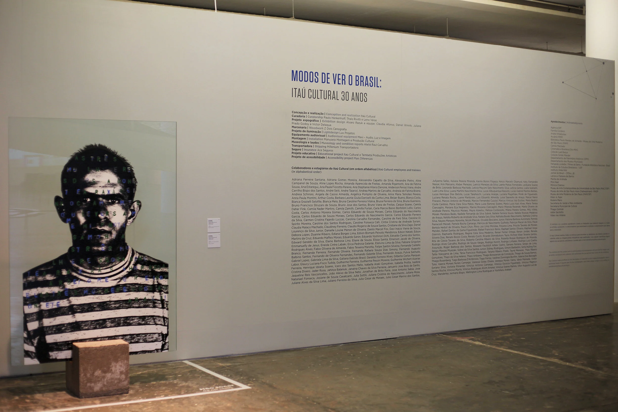 Exposição "Itaú Cultural 30 anos"