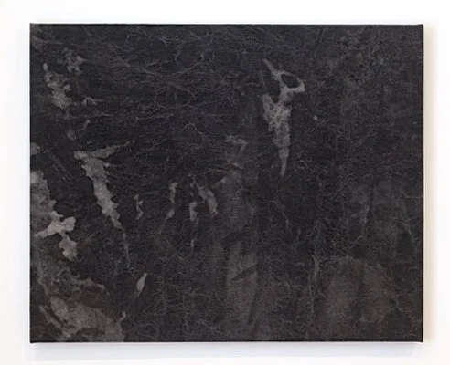    Pitch  , 2025  India ink on canvas  34 x 42 in   