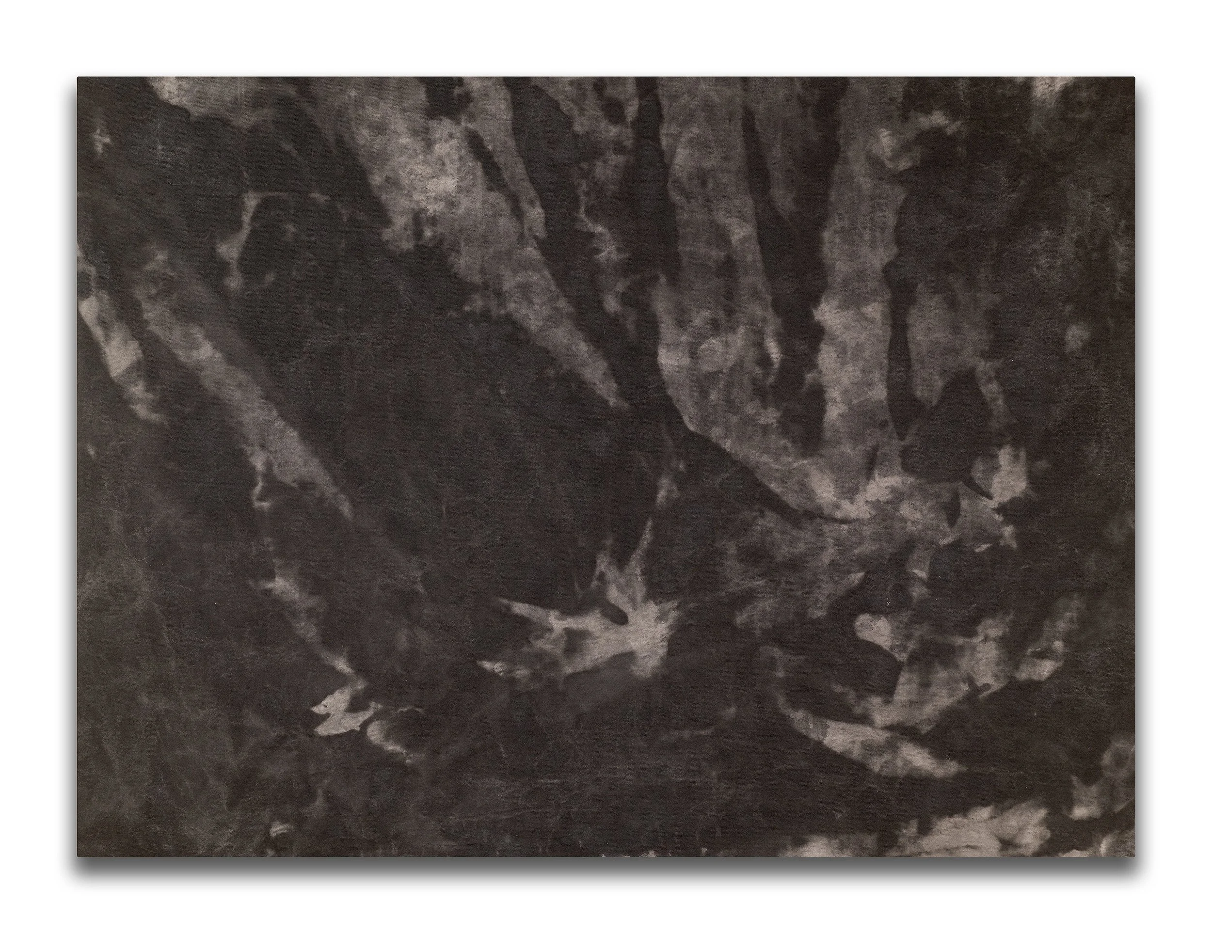    Pestle   2025  India ink on canvas  40 × 54 in   