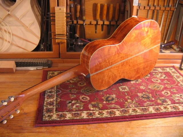 Acoustic Guitar in Beeswing Mahogany