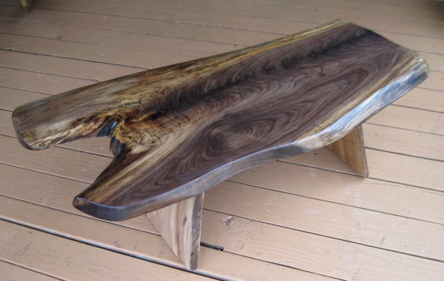 Coffee Table In Flame Walnut