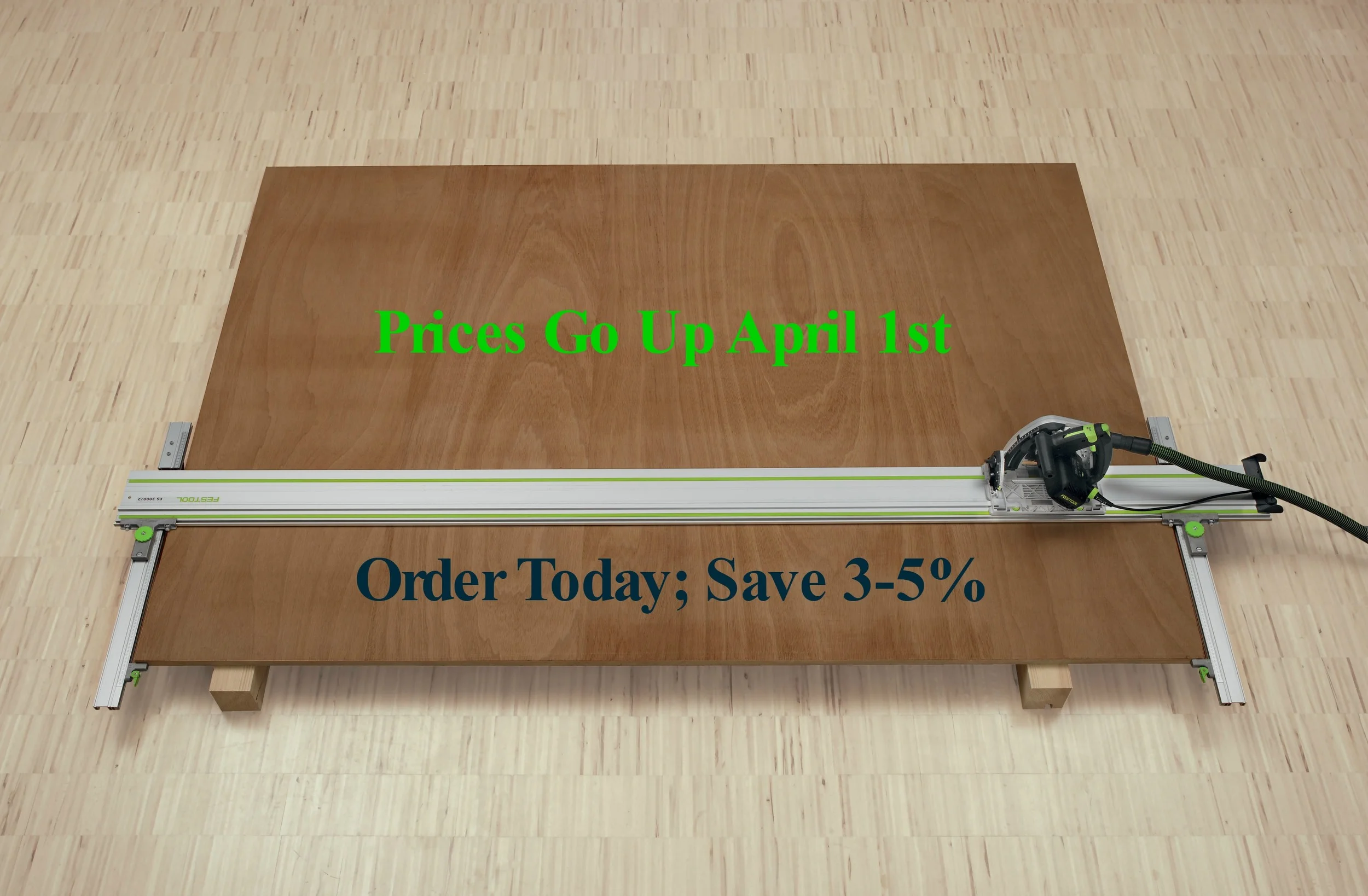 Festool Price Increase Approaches