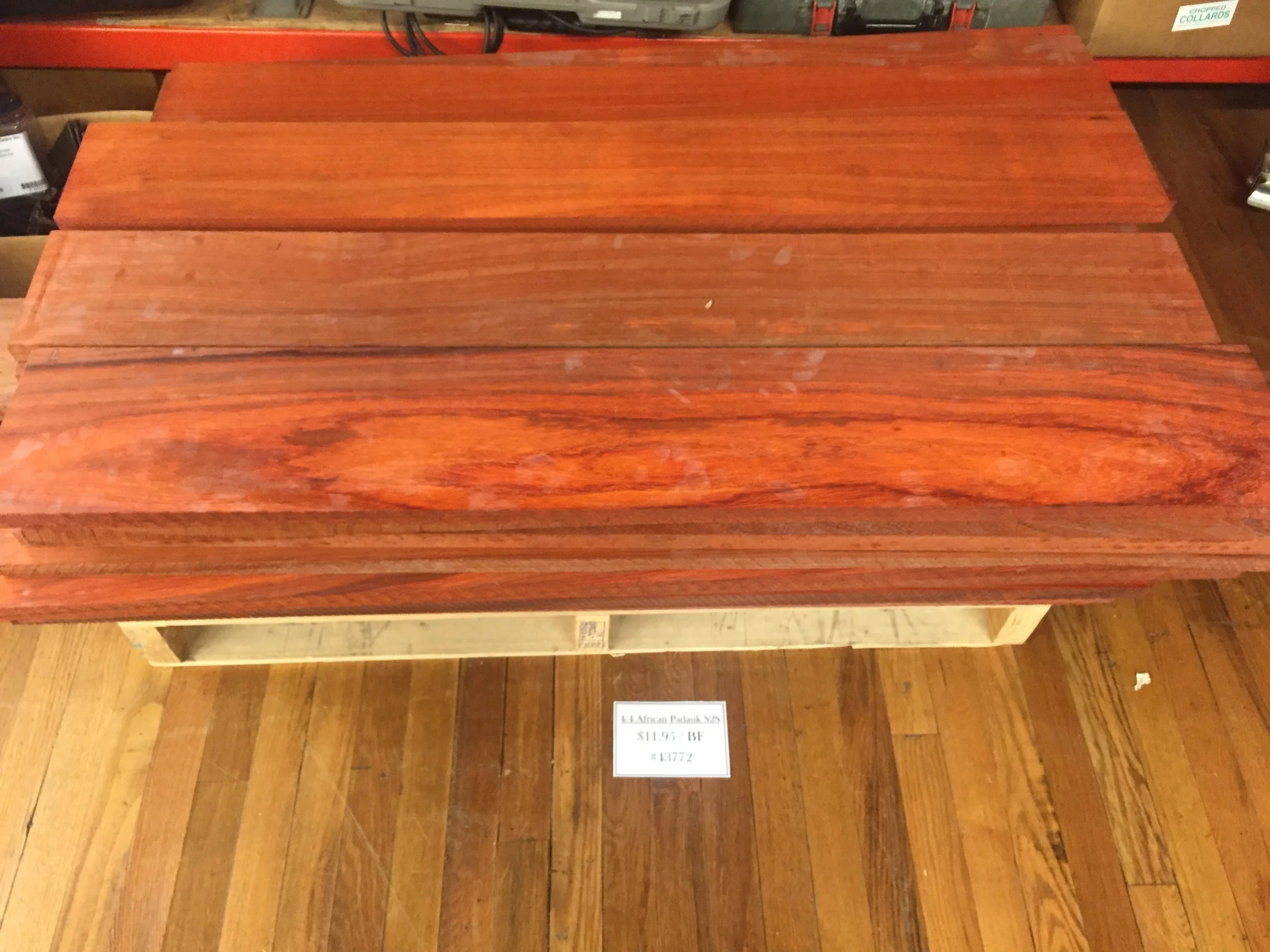 4/4 Padauk Shorts $12/BF
