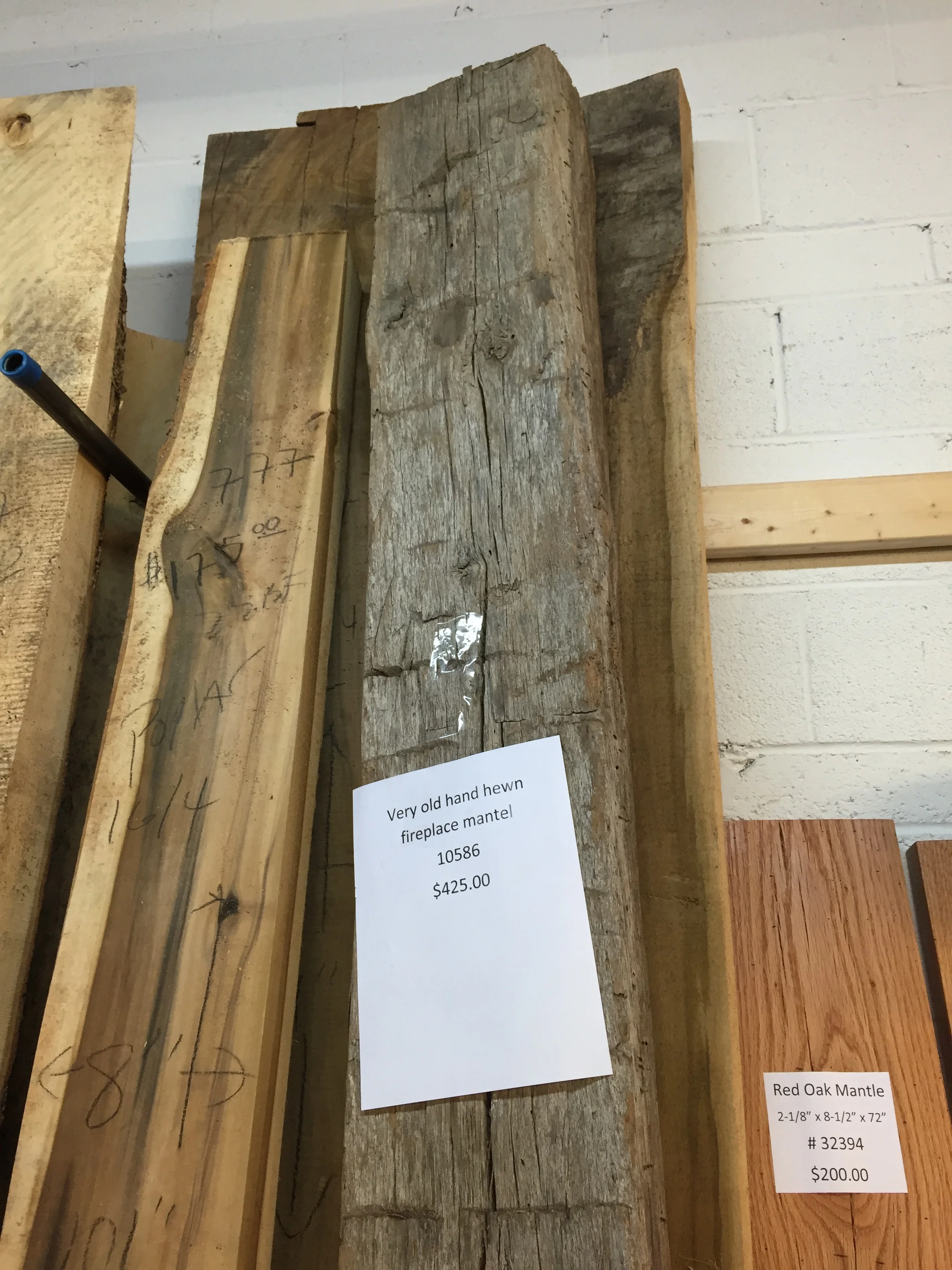 Hand Hewn Oak Beam