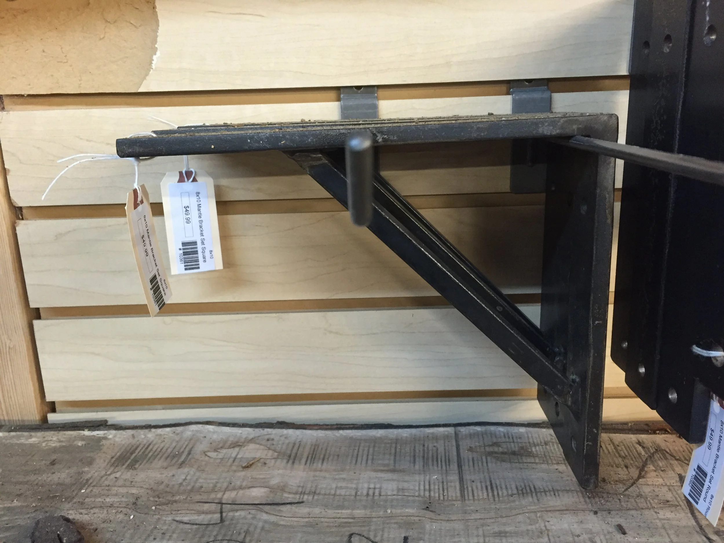 8" x 12" Mantle Bracket