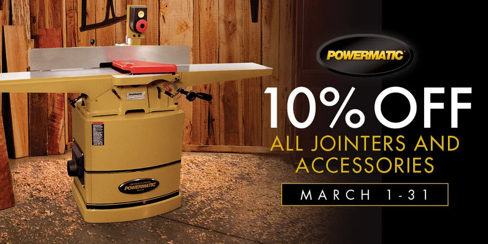 10 Off Powermatic Jointers March 3/13/31 — Asheville Hardware