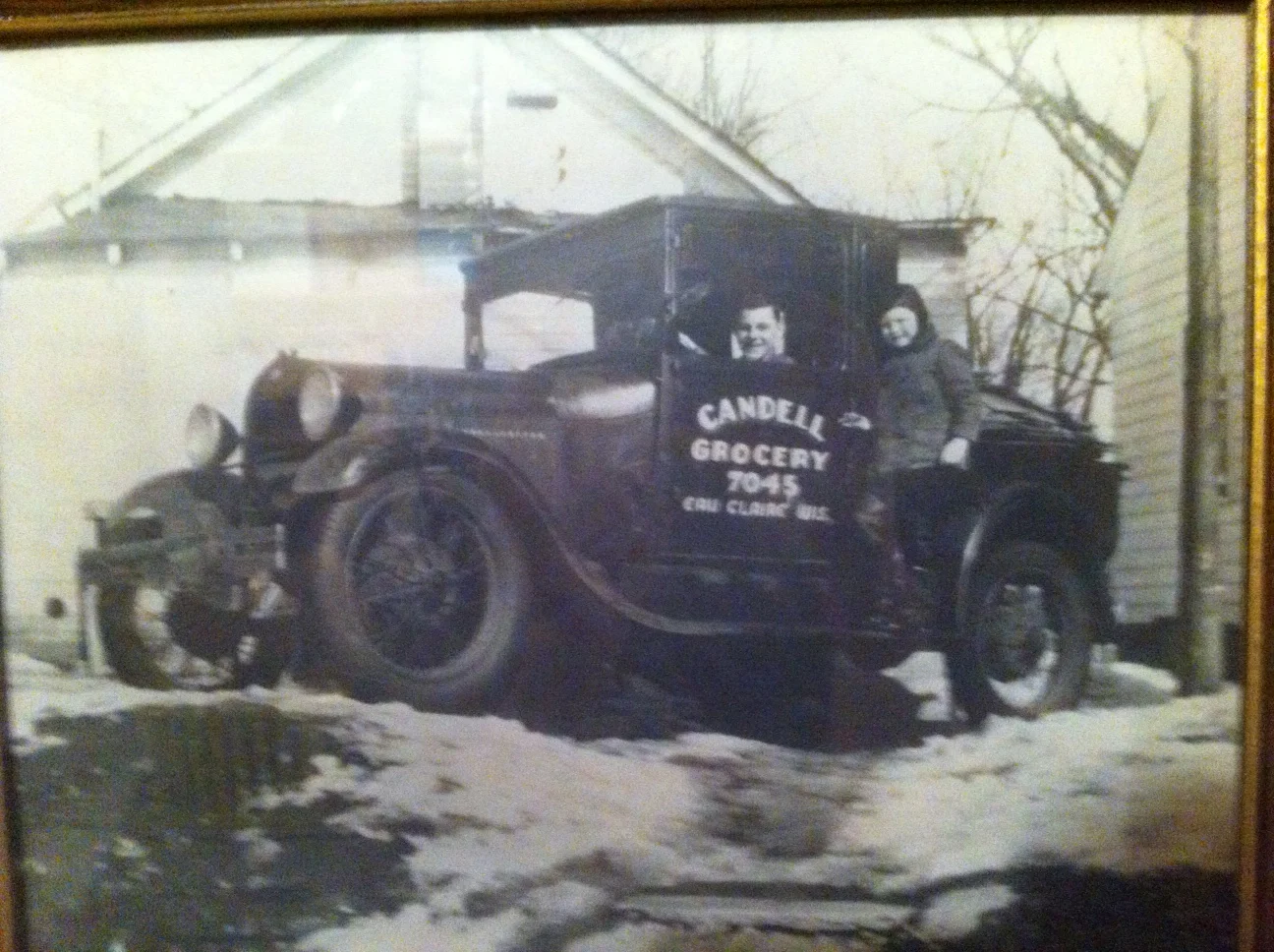 Our Founder, Kerm Walker (the young boy in the photo) was born to be a grocer. He would purchase this truck and start the first "supermarket" in Eau Claire when he was just 20 years old.