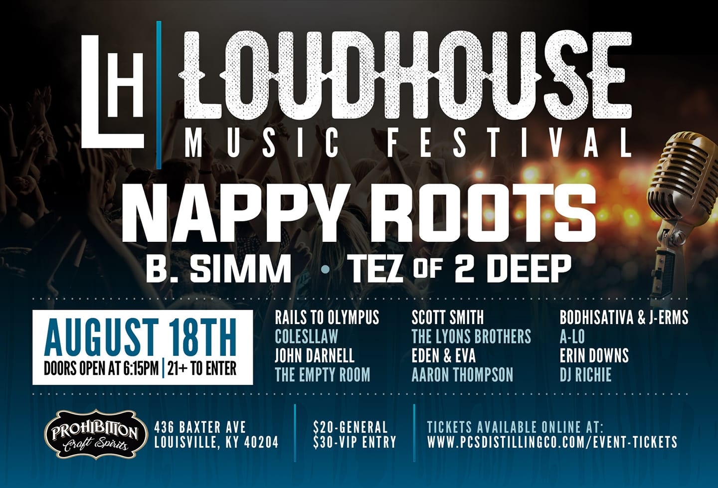 Johnny D performs with Nappy Roots