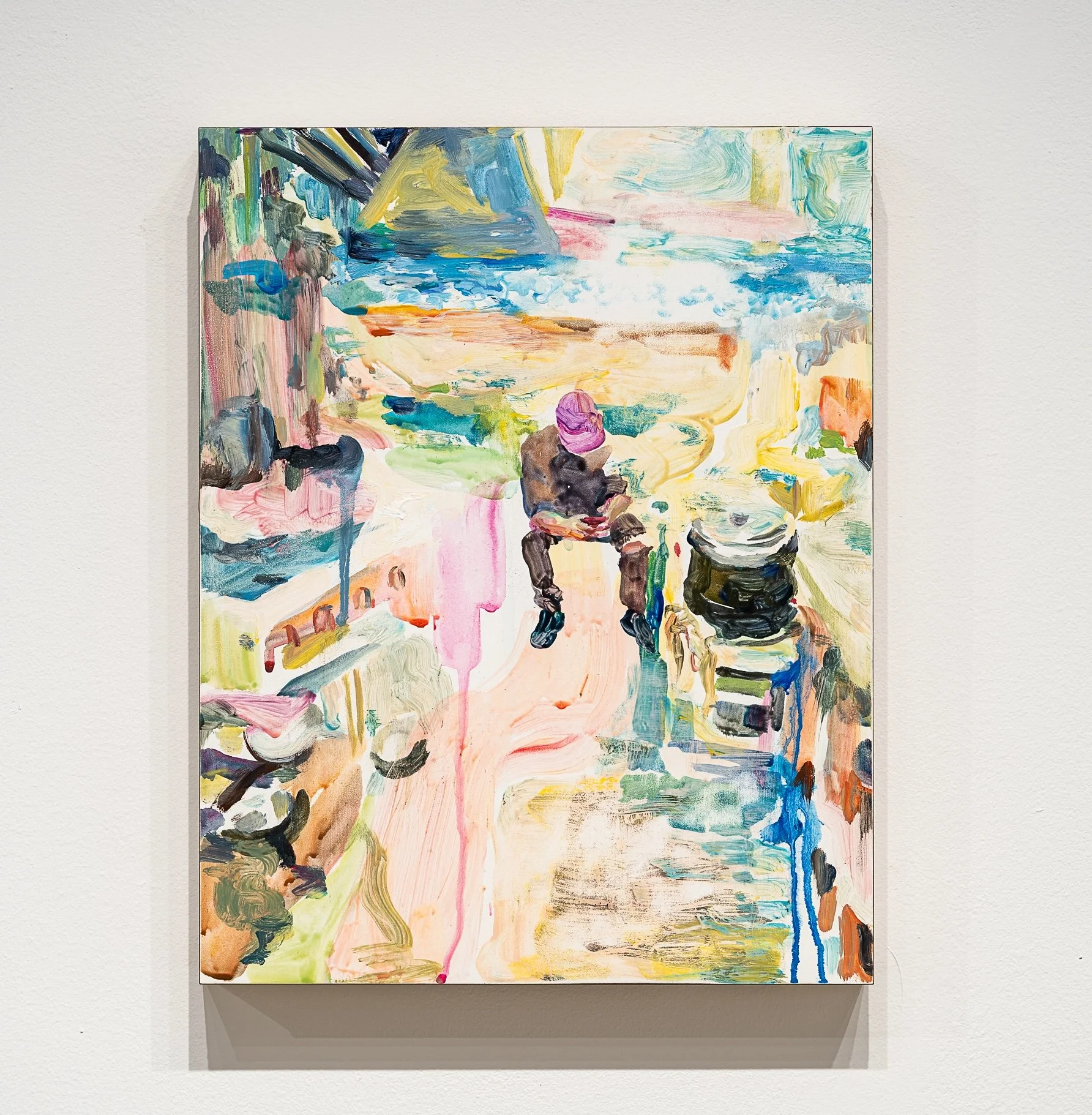   Still,  oil and acrylic on panel, 12”x16,” 2026 