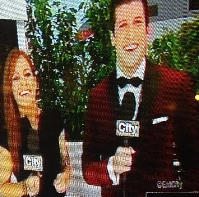 Entertainment City live on the 2014 Grammy red carpet w/ Brad Smith