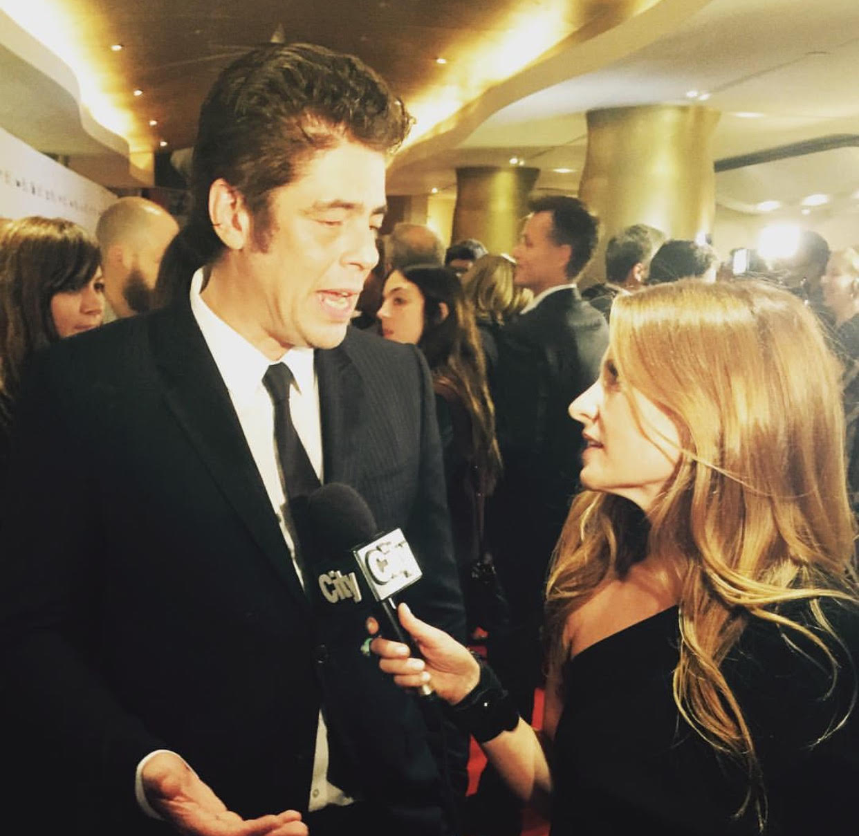 I am no longer terrified of Benicio.