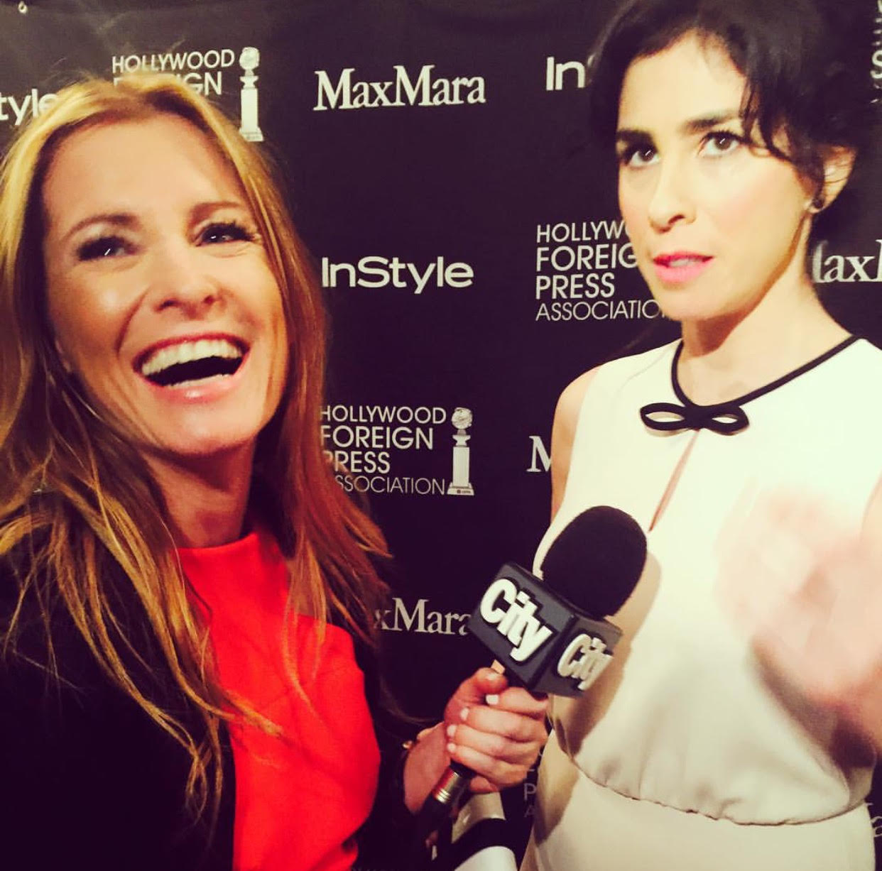 She's funny. Sarah Silverman.