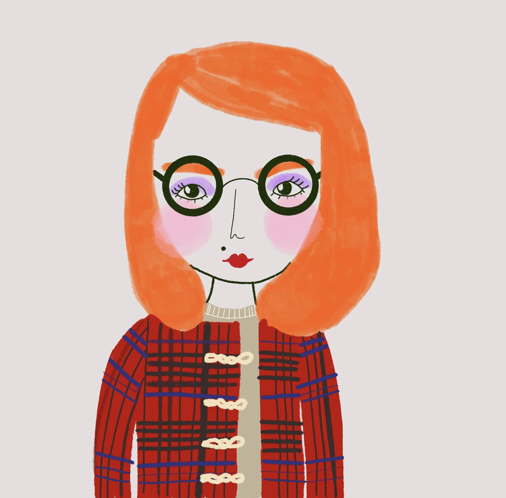  What I wish I looked like. From my digital sketchbook. 