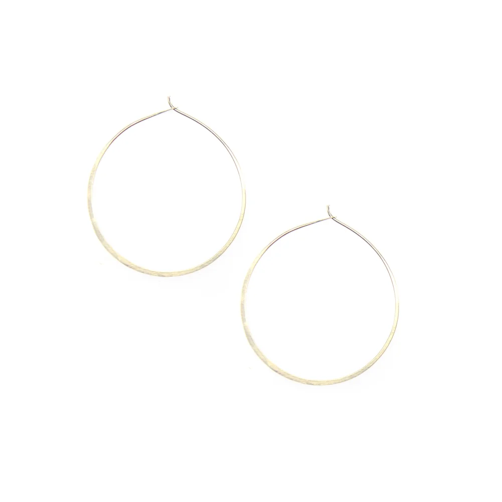 Simple Gold Hoops by Favor