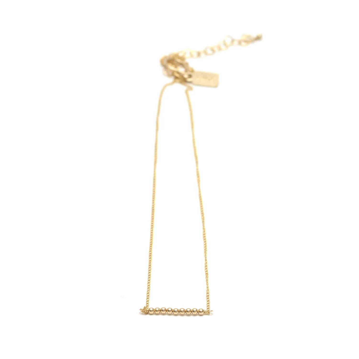 Delicate Chain Verge Necklace — Favor Jewelry