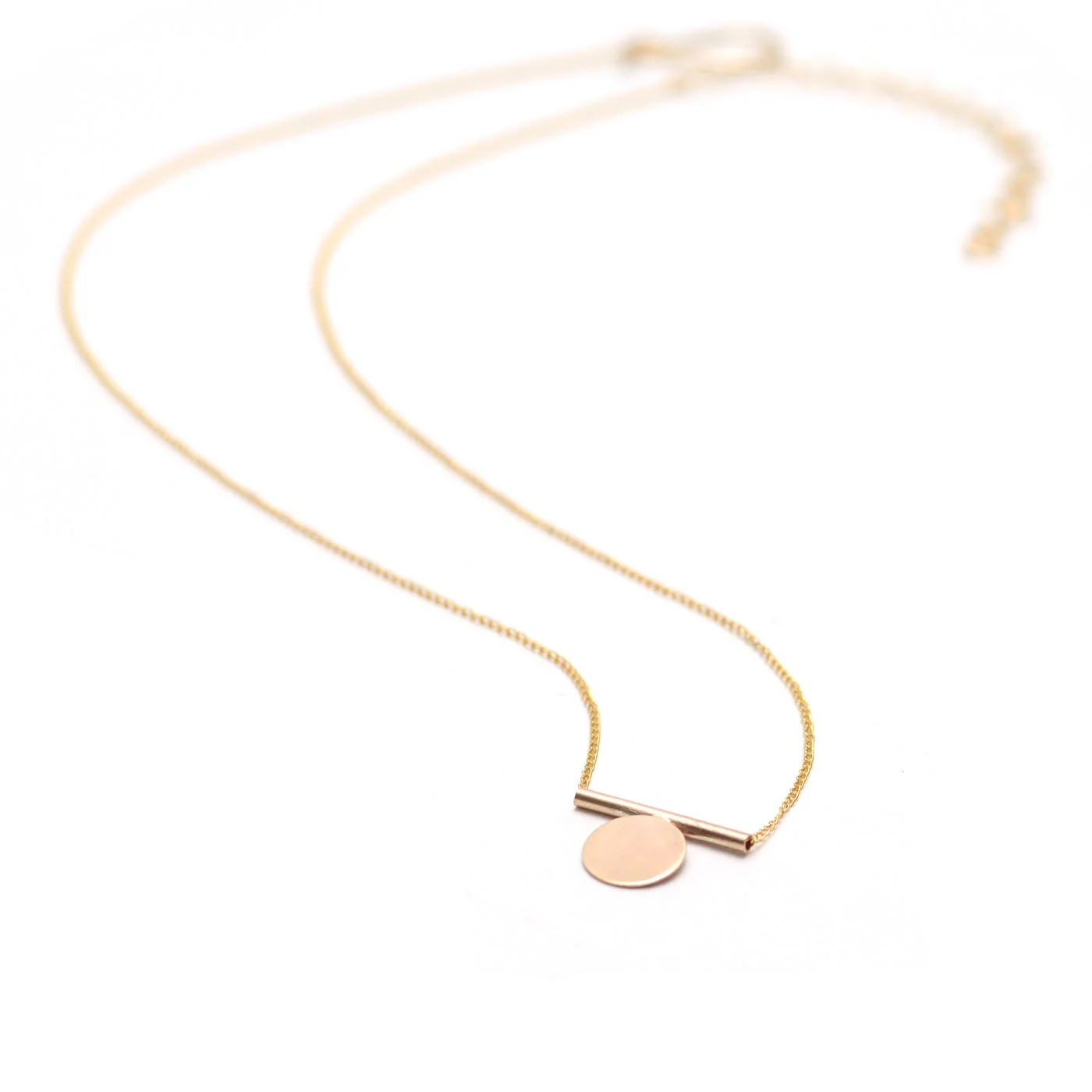 Minimal Mono Necklace from Favor Jewelry