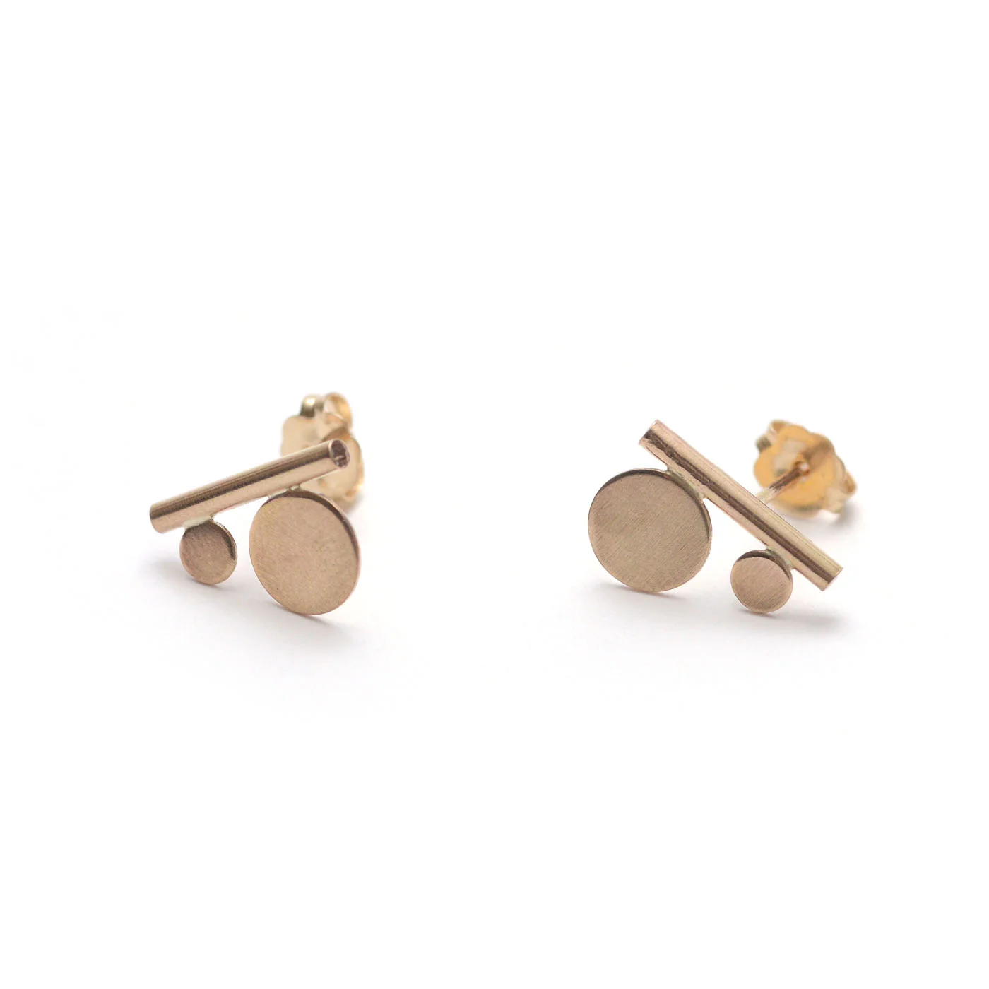 Tiny Modern Nomad Post Earrings