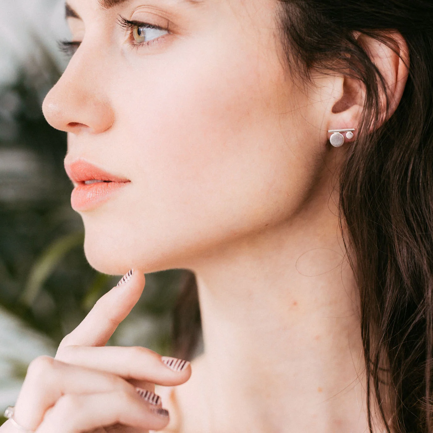 Tiny Modern Nomad Post Earrings