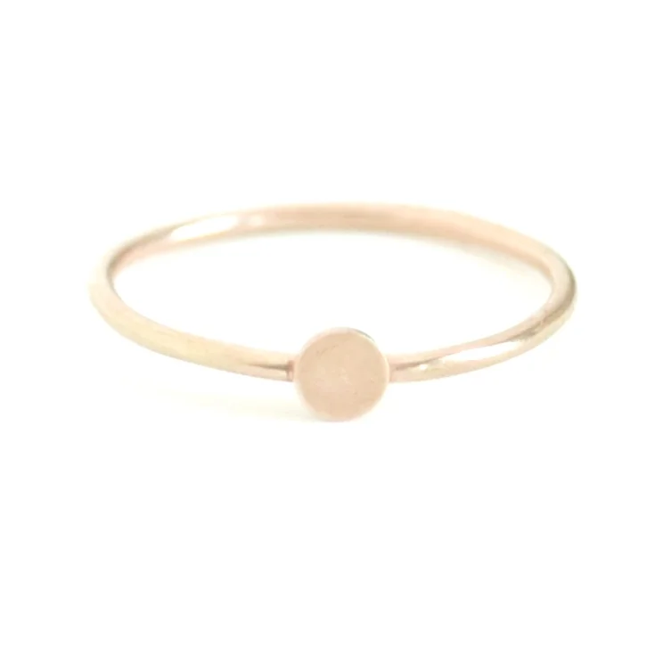 Simple Confetti Rings by Favor Jewelry