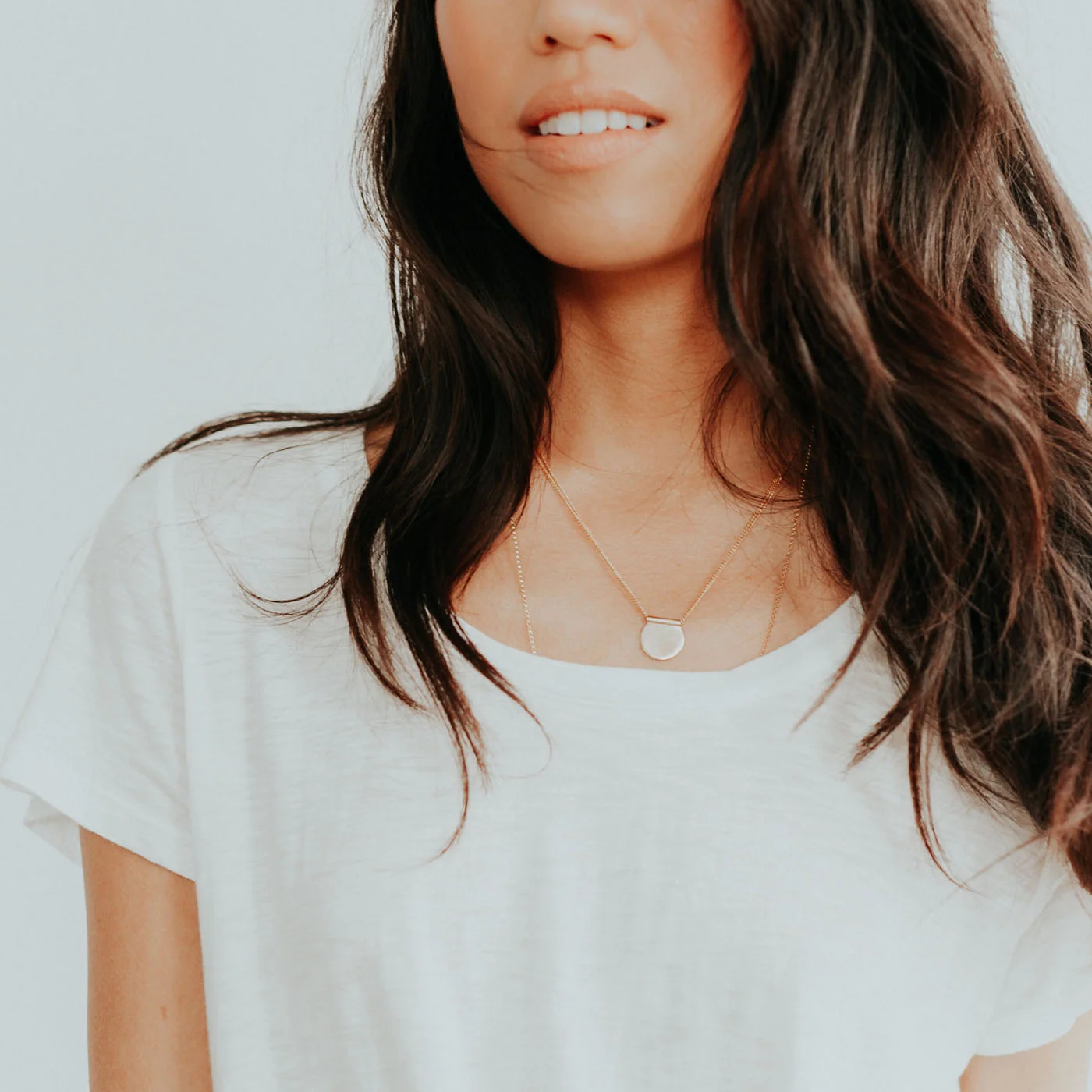 Double Chain Lira Necklace from Favor Jewelry