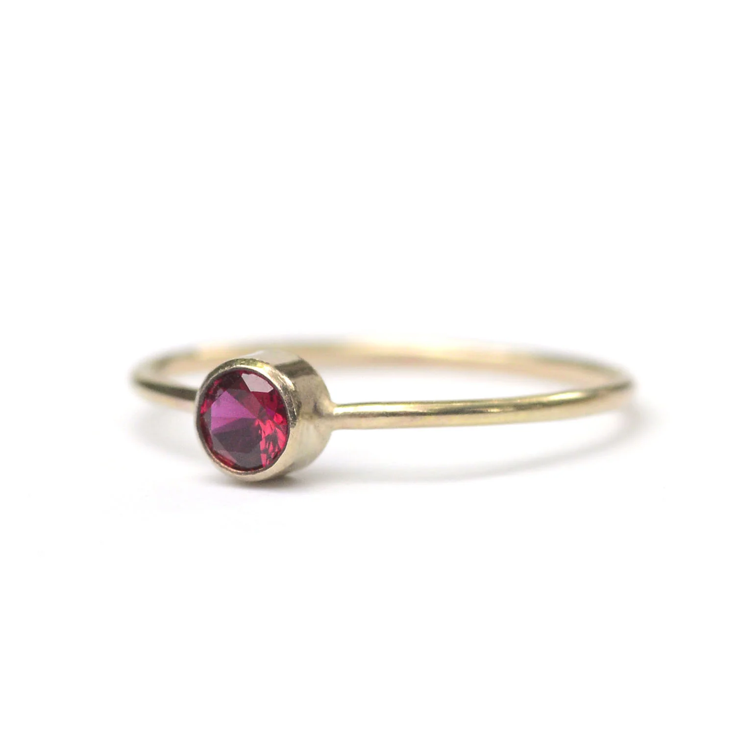 Copy of Garnet Solitaire Circa Ring | Favor Jewelry
