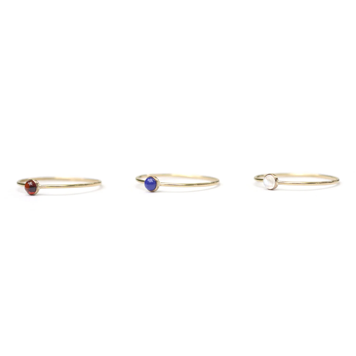 Lapis Micro Dot Stacking Ring | Favor Jewelry