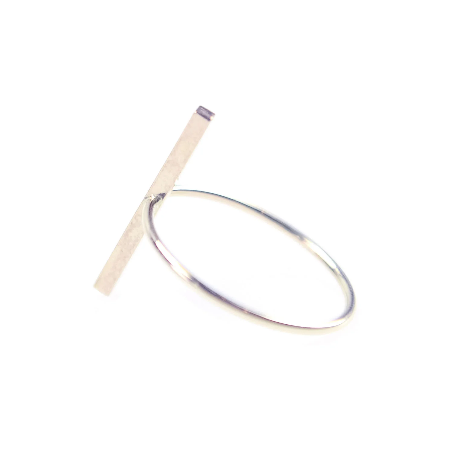 Stitch Bar Stacking Ring