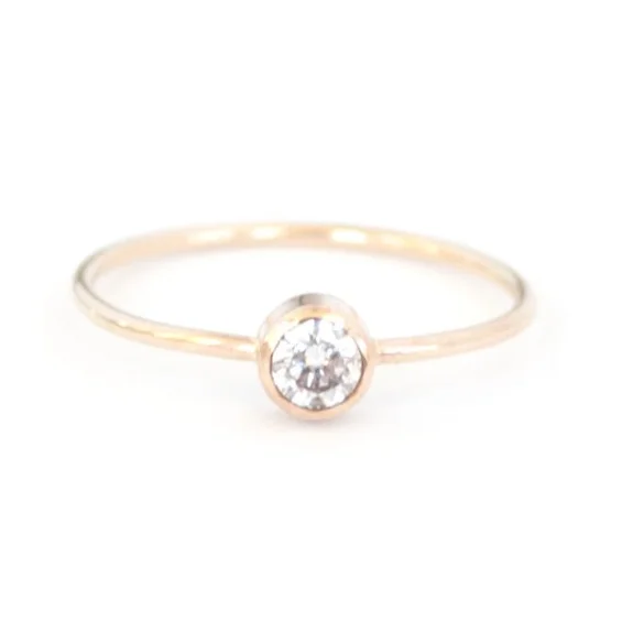Clear Circa Stacking Ring