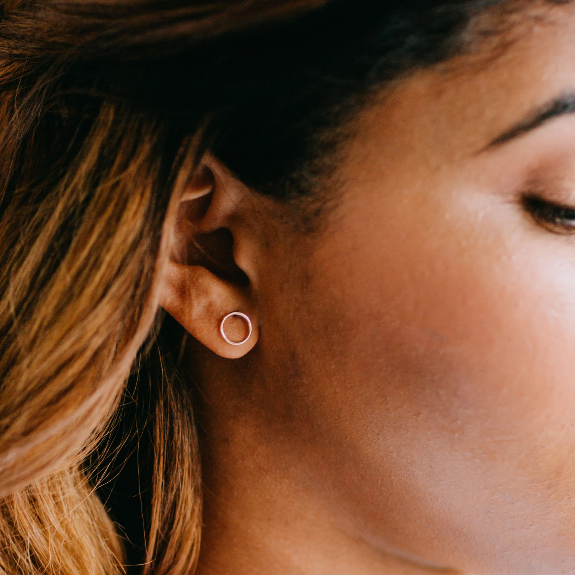 Tiny, Minimal Gold Posts by Favor Jewelry