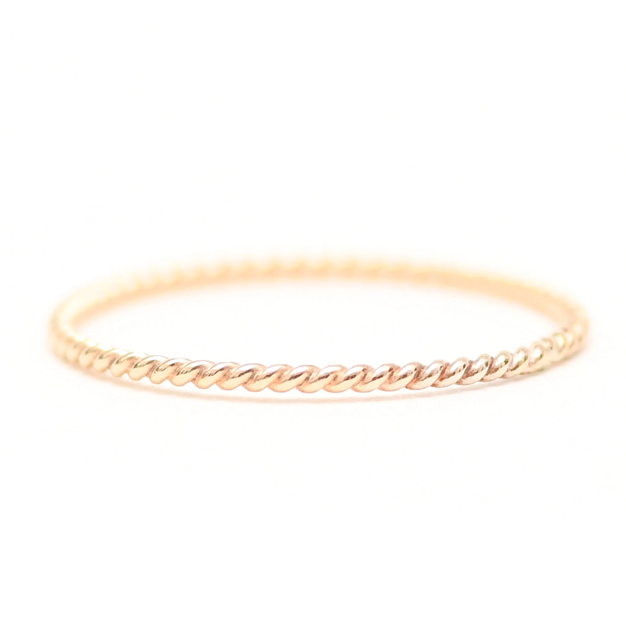Minimal Twist Stacking Ring by Favor Jewelry