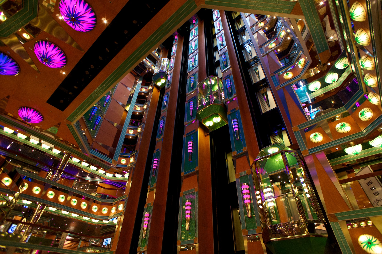 Carnival Magic Promenade Elevators