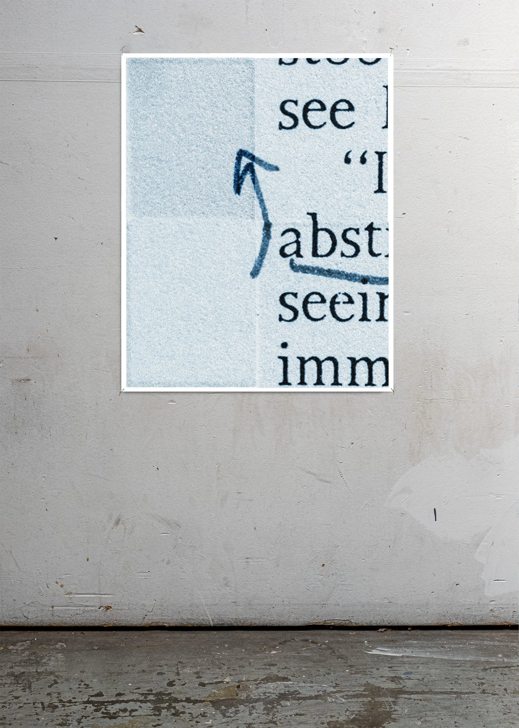 marginalia prints in gallery photographs arrow.jpg