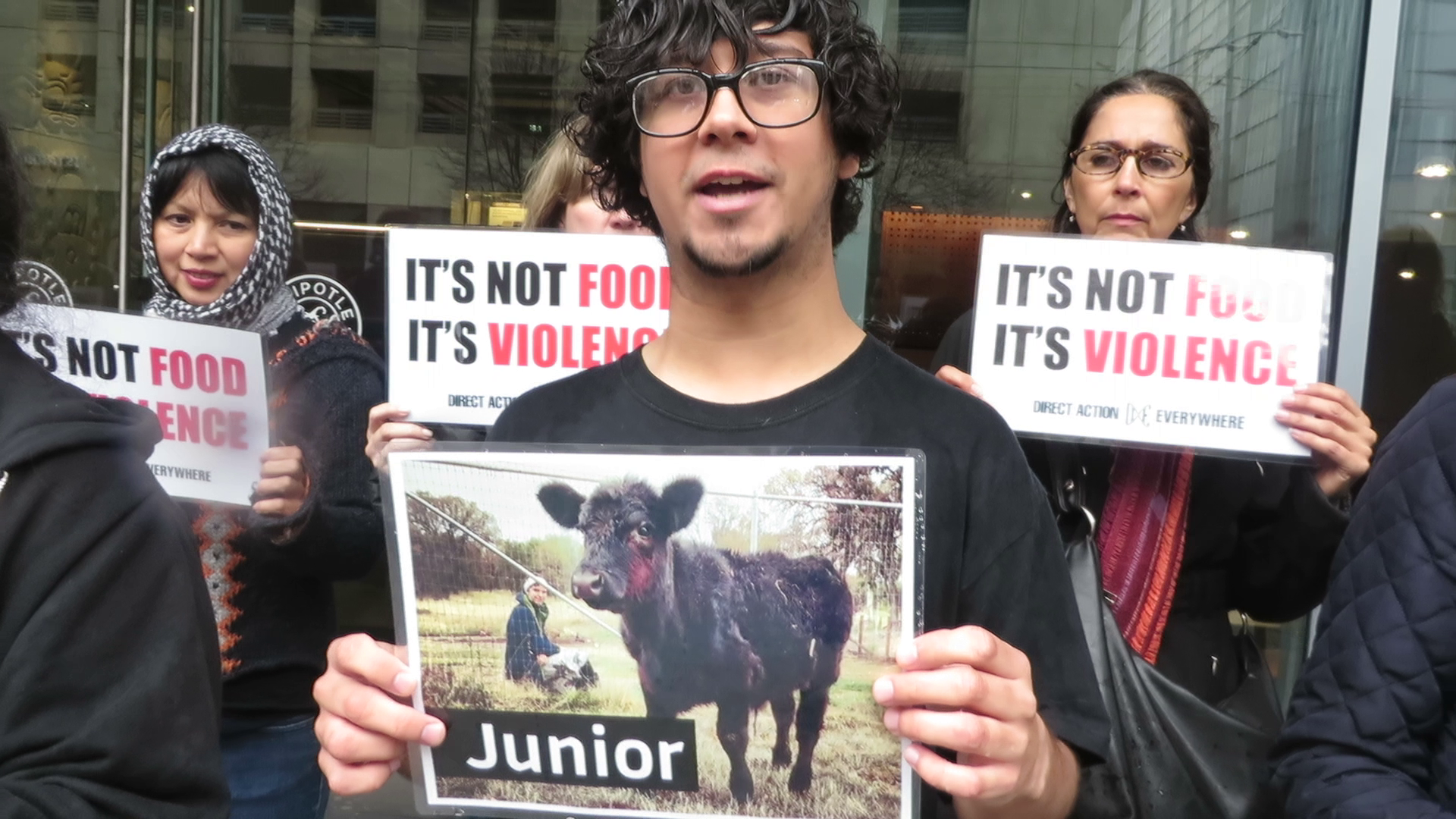 Junior was being fattened to feed his master's aunt when he slipped through the prison fence to freedom. 