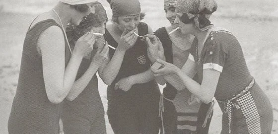 Cigarette companies portrayed smoking as a rebellious, feminist act.