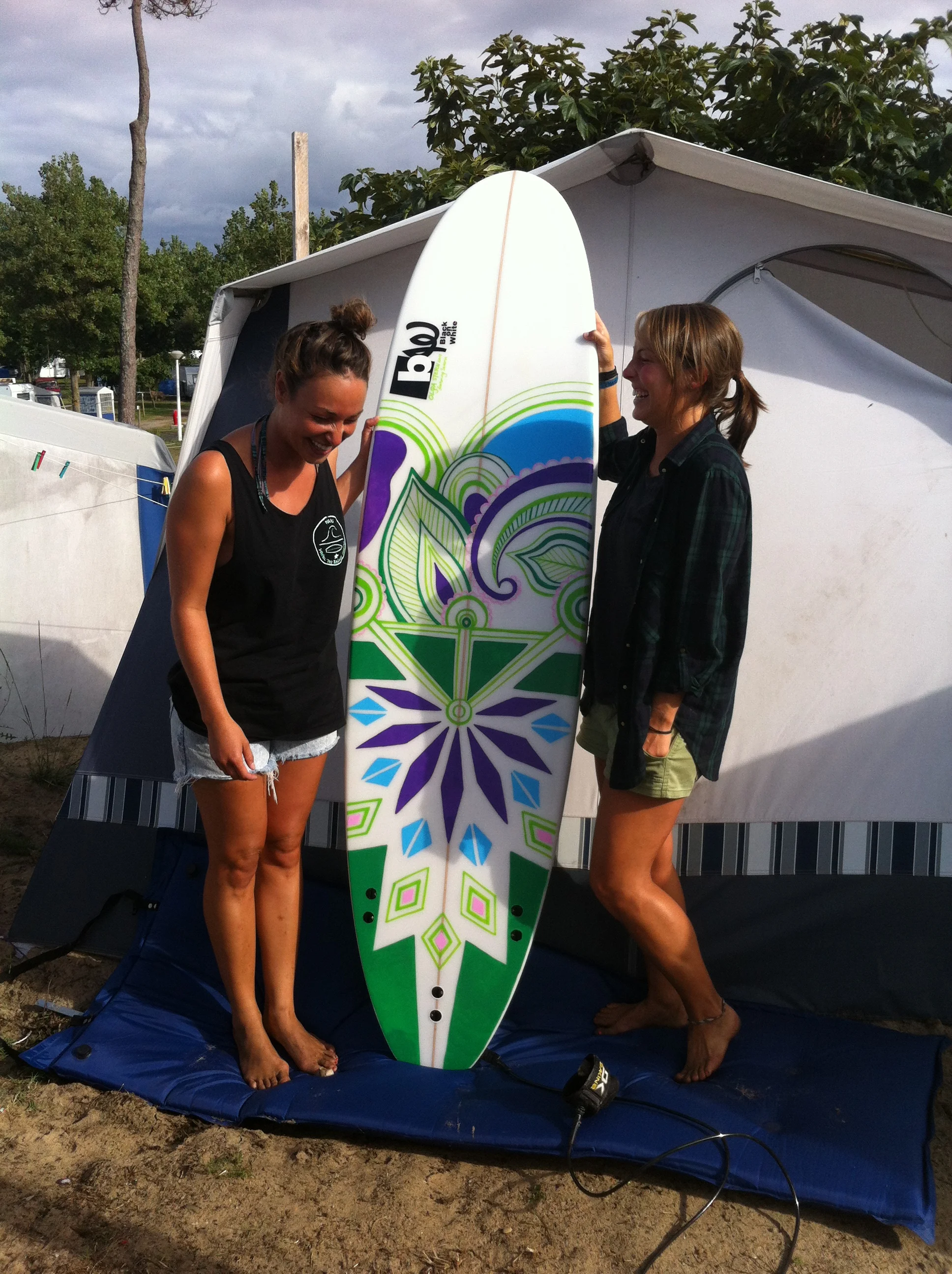 Sina Vollert Surf board