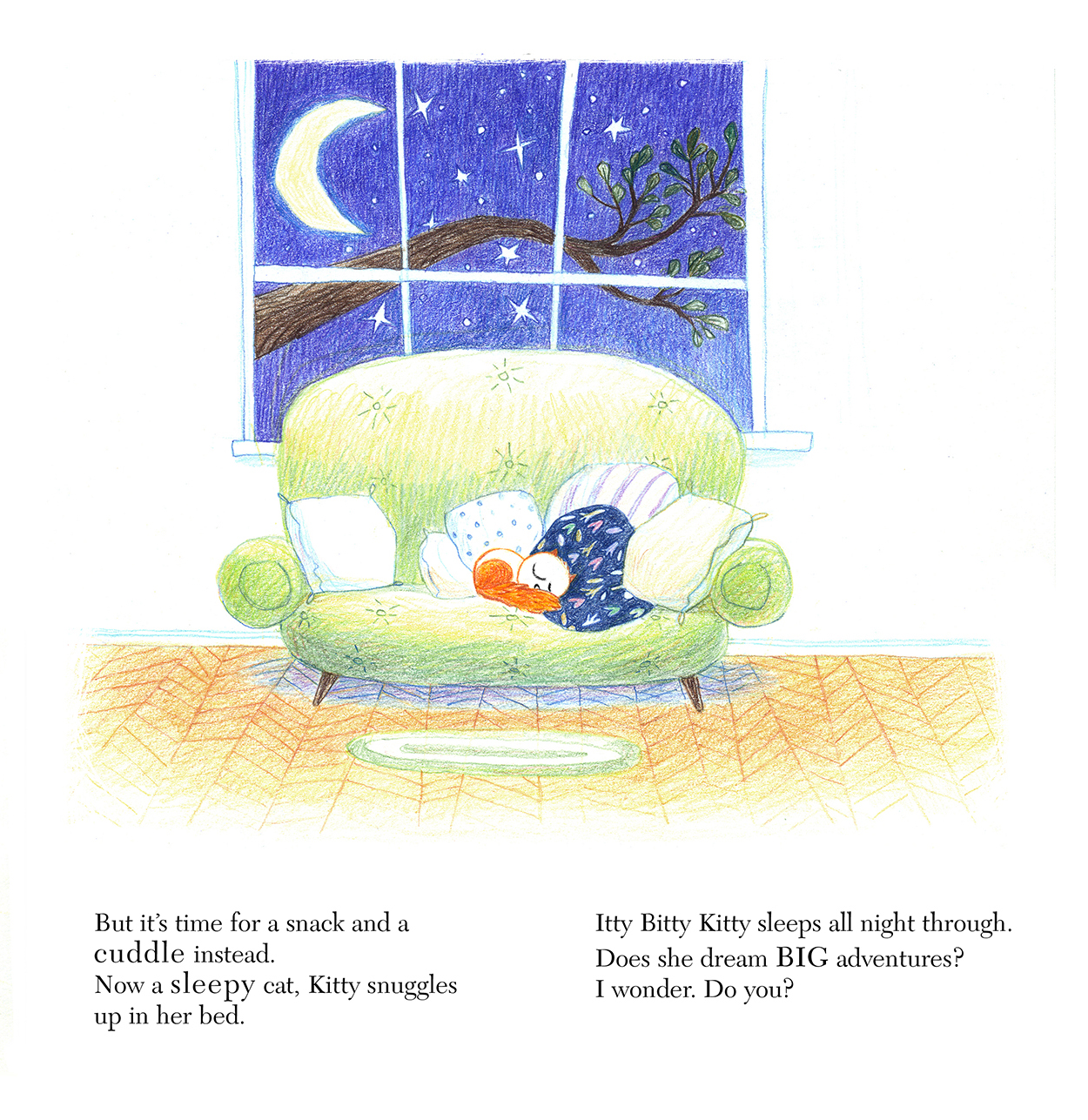 Owl Kids June 2015 Issue- Itty Bitty Kitty- page 4