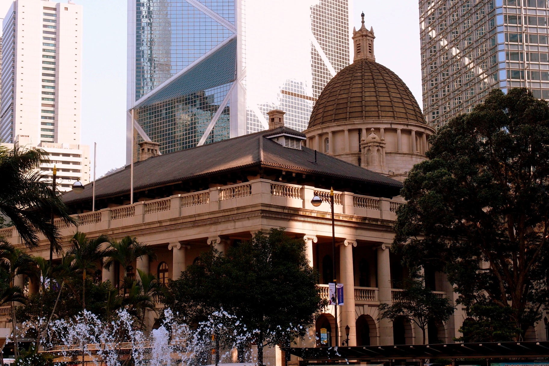 The old Legco building in Statue Square