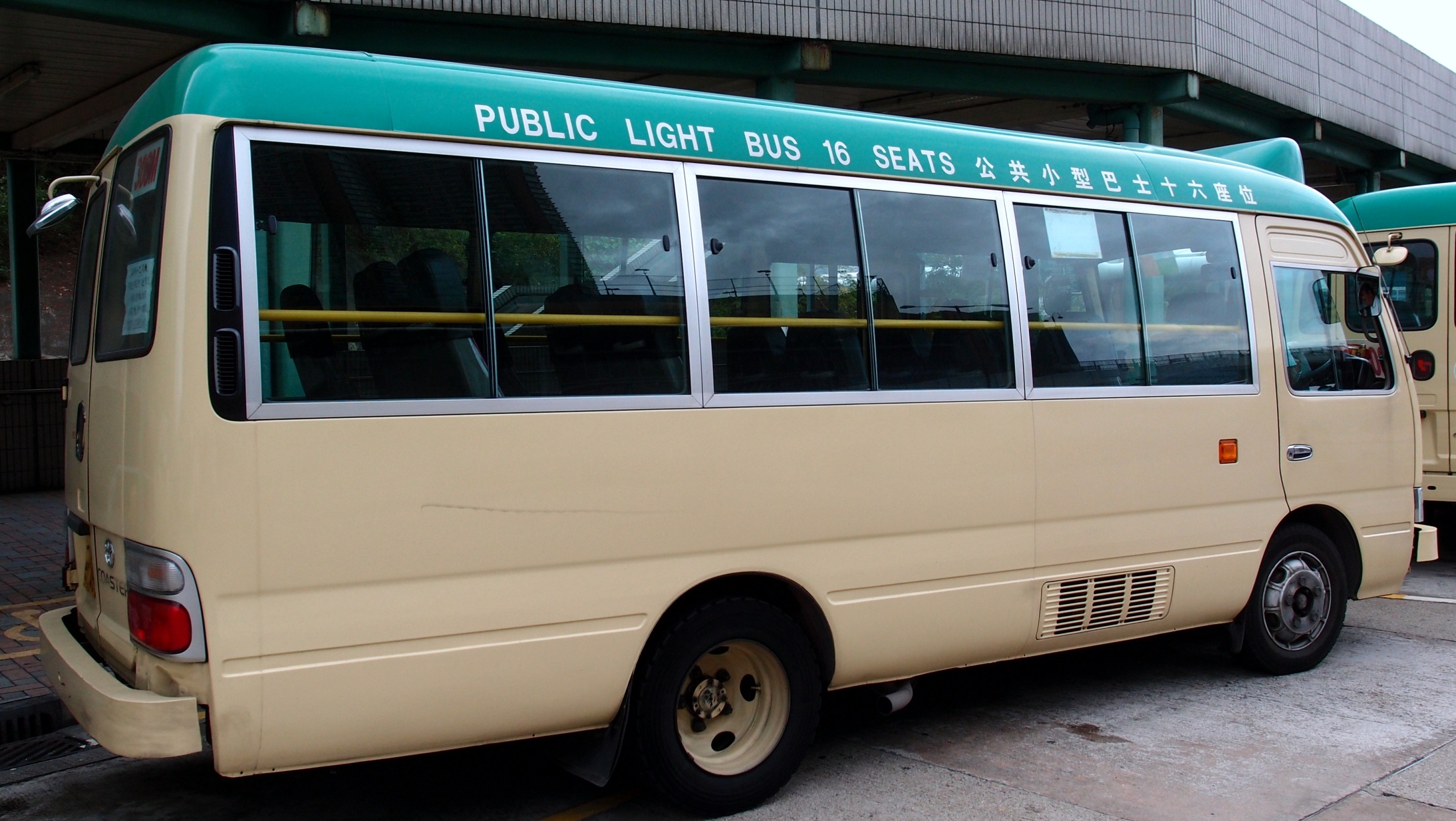 The mini bus - try and avoid any mini bus with a red roof, you have been warned!