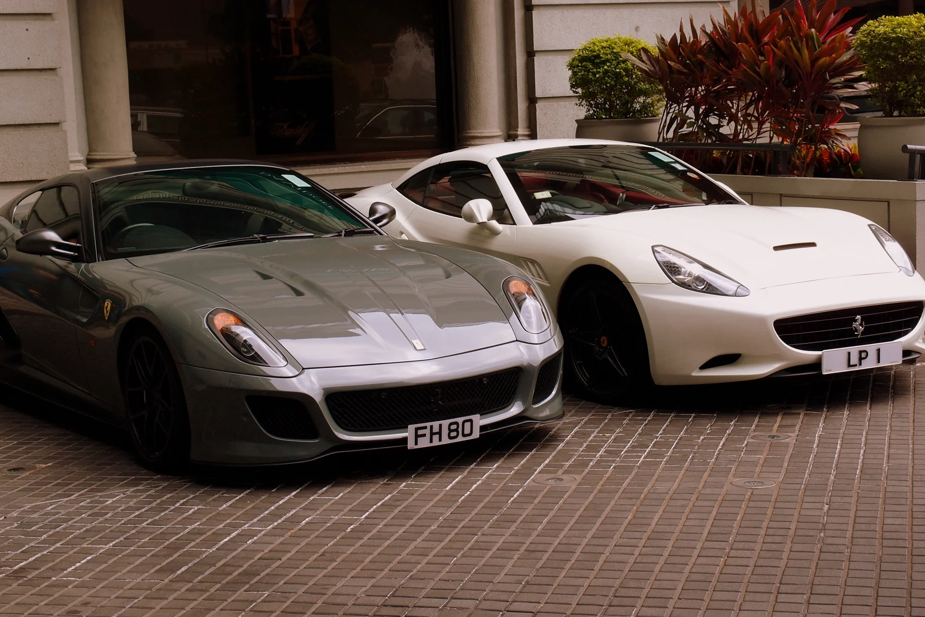 The Peninsula Hotel is always a good place to spot fancy cars.