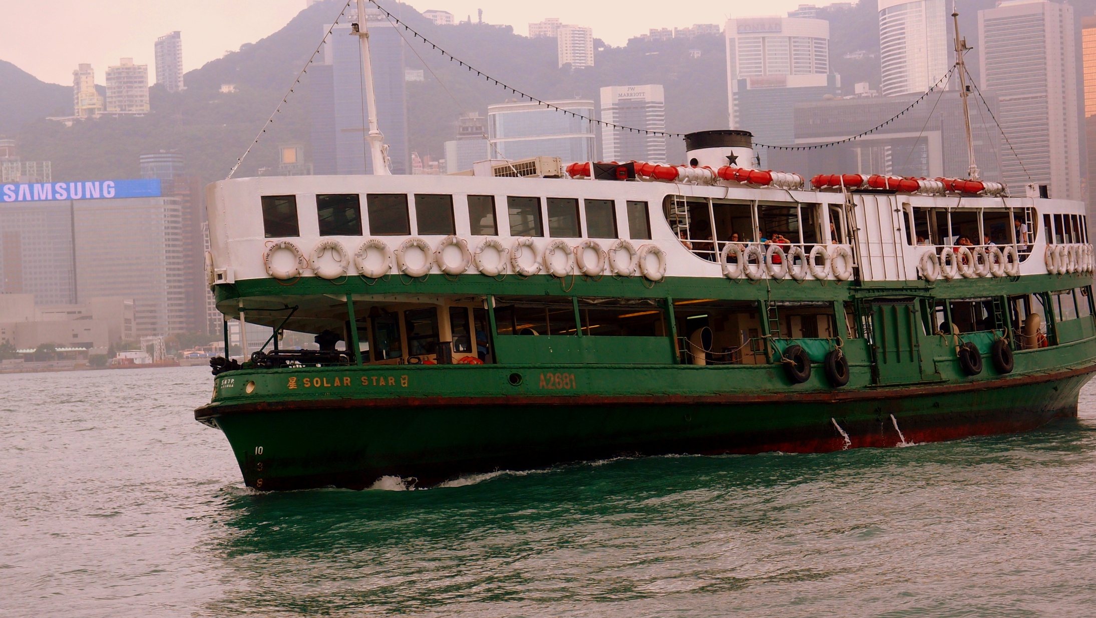 According to National Geographic magazine riding the Star Ferry is one of the top 50 things to do when you travel!